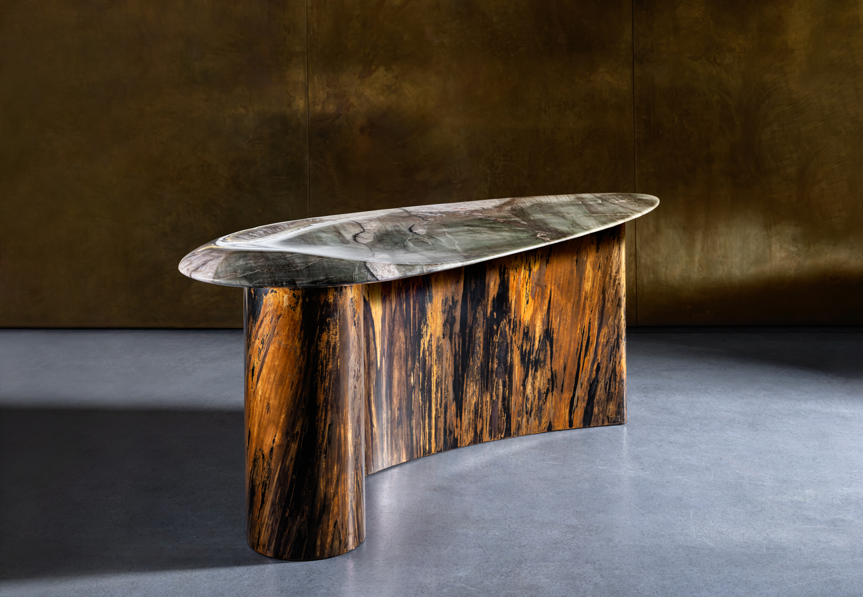 Dunes Glacier Quartzite Console 