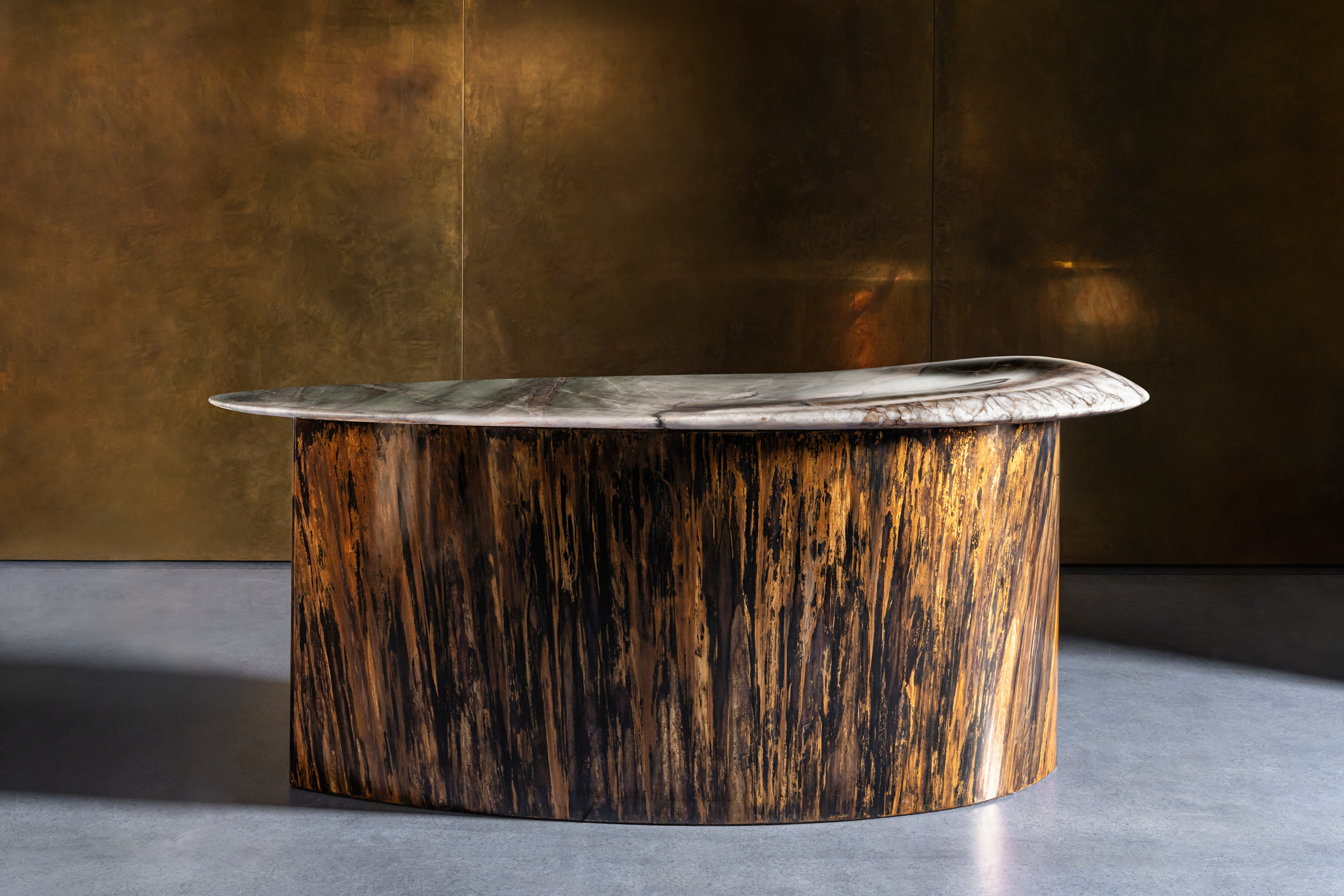 Dunes Glacier Quartzite Console 