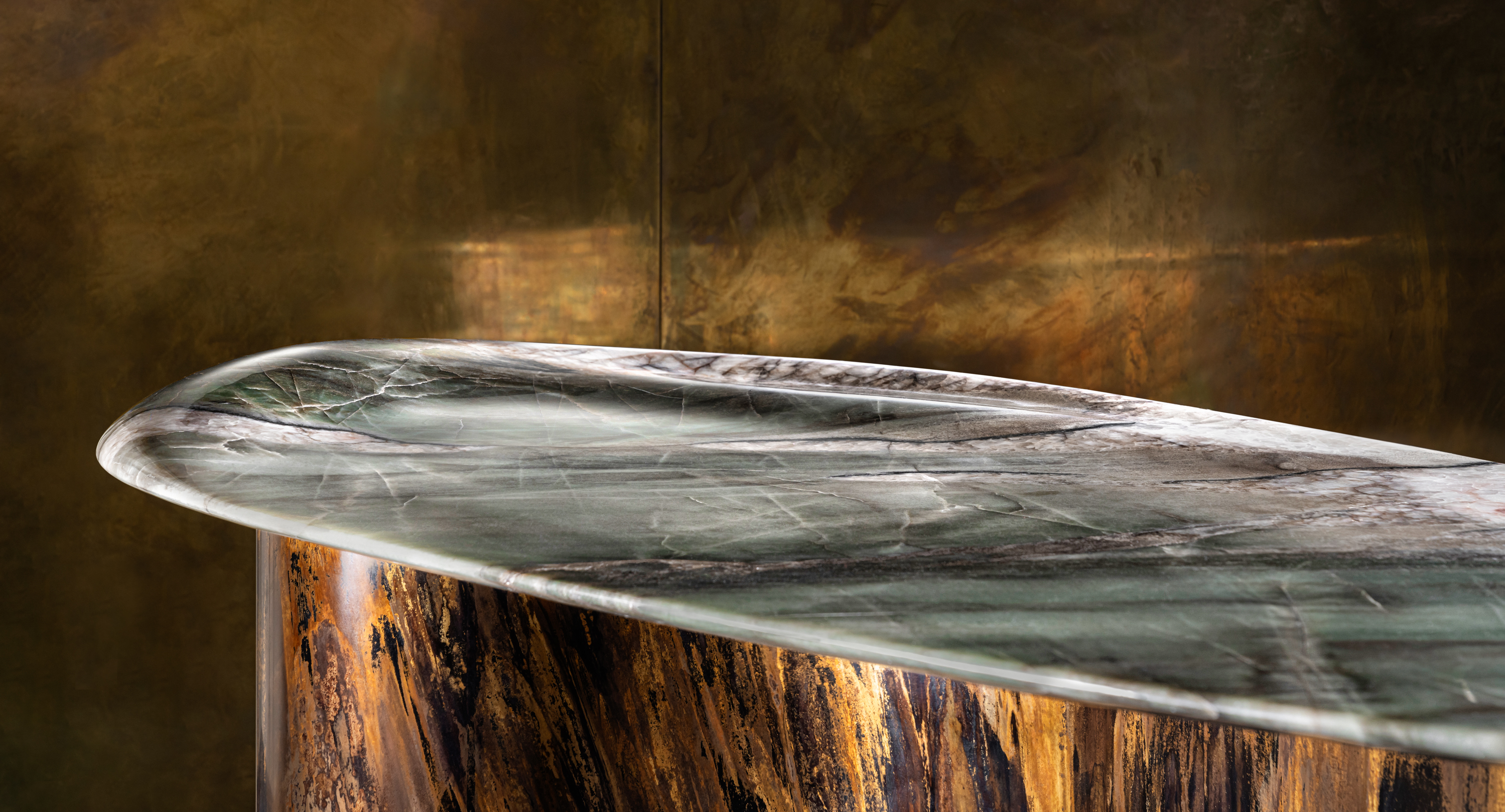 Dunes Glacier Quartzite Console 