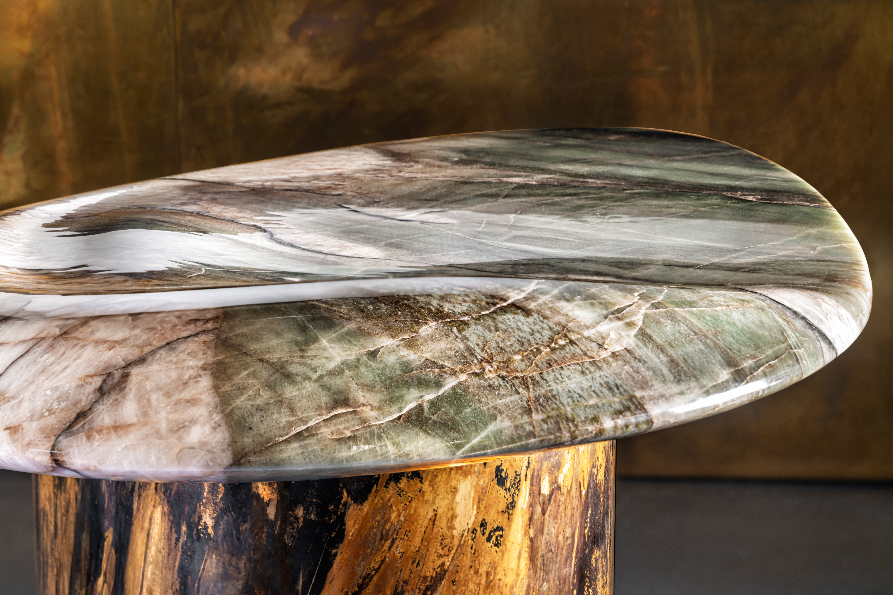 Dunes Glacier Quartzite Console 