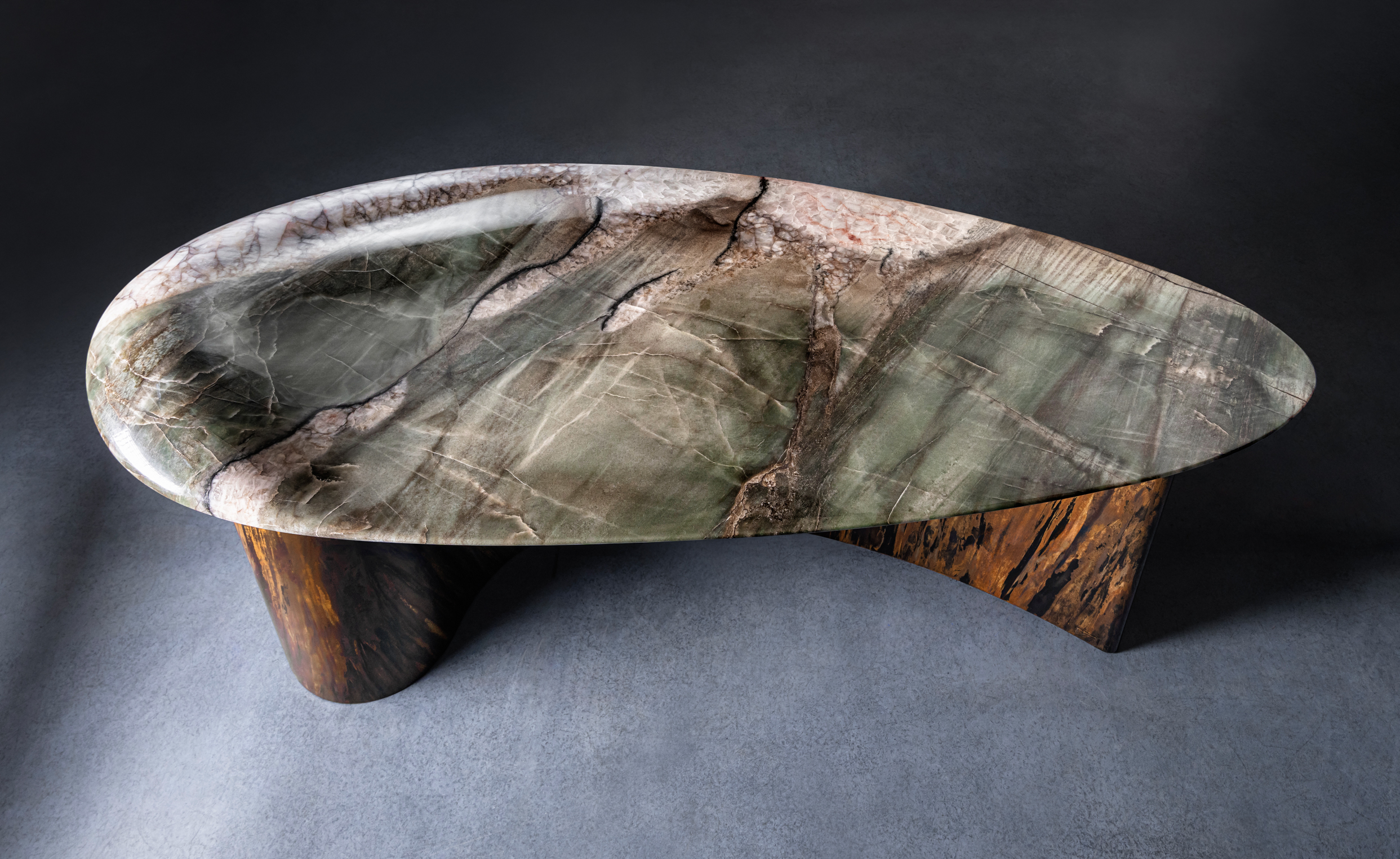 Dunes Glacier Quartzite Console 